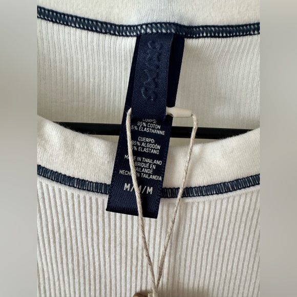 NWT SKIMS Marble and Navy Ribbed Dress Medium - Picture 6 of 7